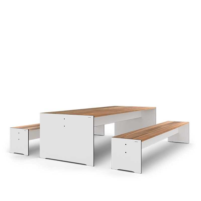 Conmoto RIVA Tisch-Set, Kambala Wood